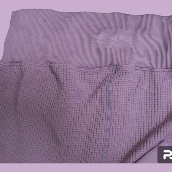 PINK Victoria's Secret active thermal workout leggings in purple size medium. - Picture 6 of 11